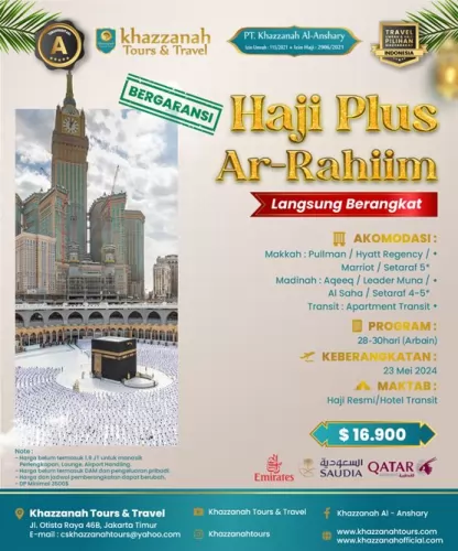 Haji Resmi langsung berangkat 2024